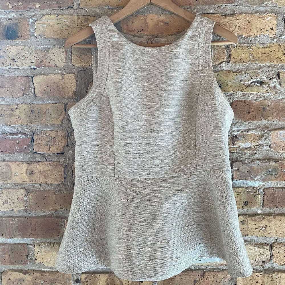 Banana Republic Peblum Sleeveless Top